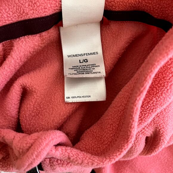 The North Face Pink 1/4 Zip Pullover Top Size Large - Picture 7 of 8